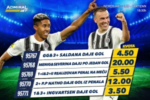 AdmiralBet specijal - Partizan u Danskoj, da li verujete u "crno-bela" krila?